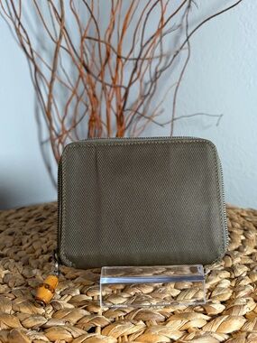 GUCCI BAMBOO COMPACT ZIP WALLET